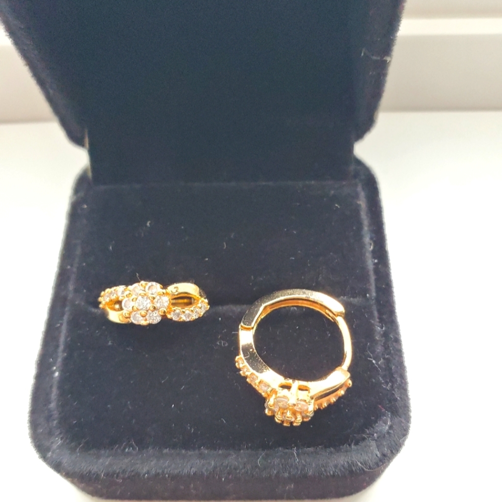 Beautiful Earrings 10k Gold Plated